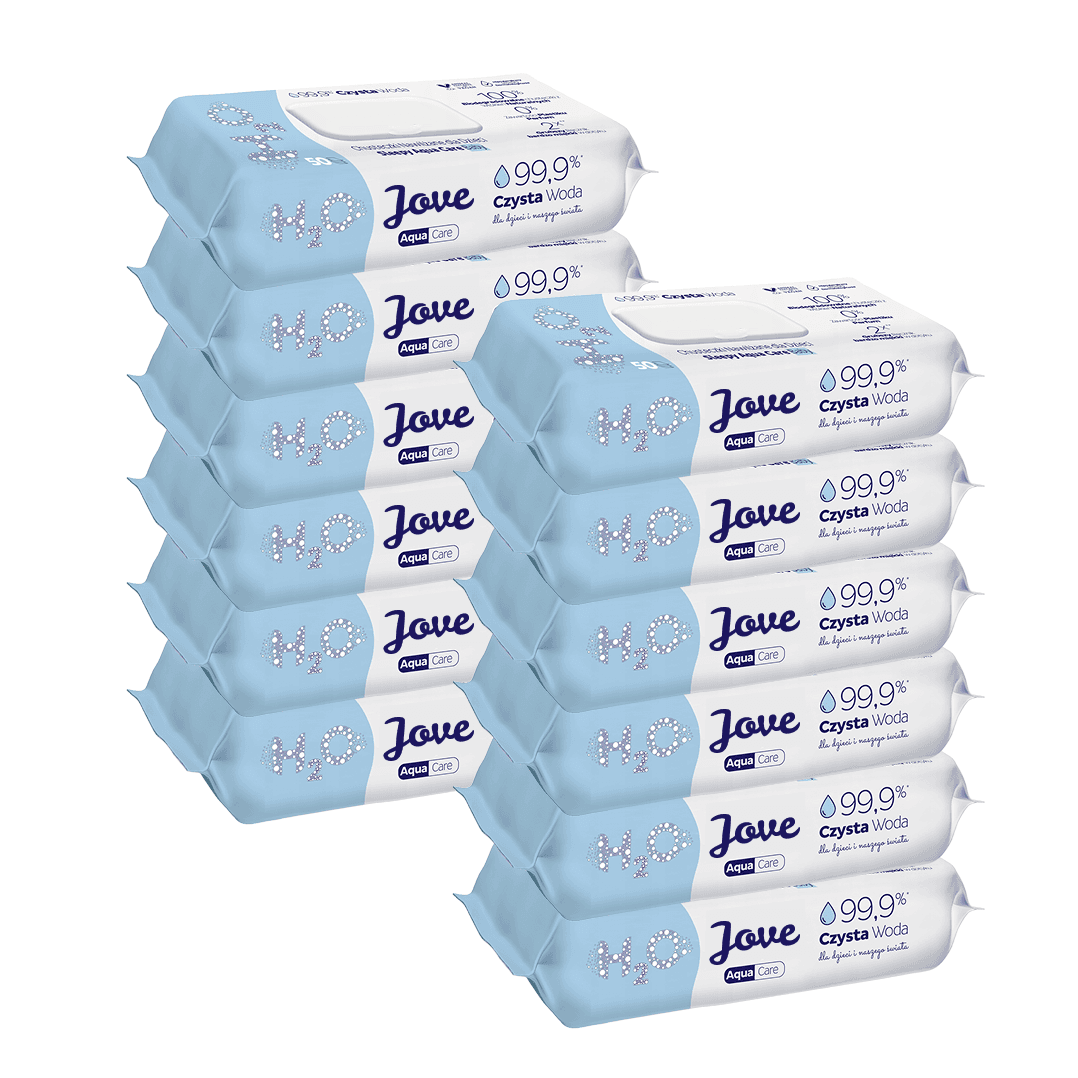 JOVE Chusteczki nawilżane 12x50 sztuk